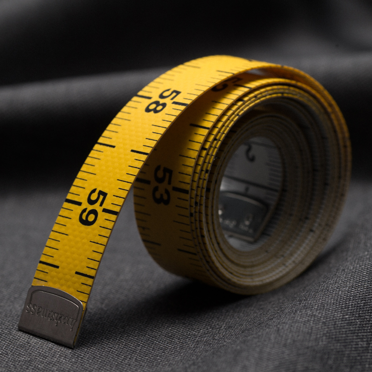 A Tape Measure As Used by People Who Make Their Own Clothes. Stock Image -  Image of tape, studio: 111093861