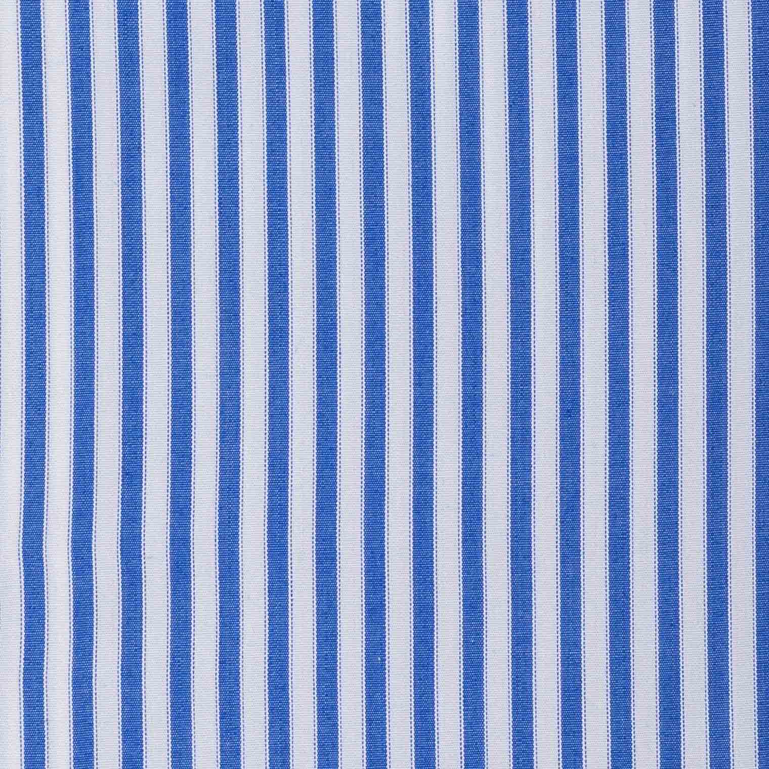 Blue & White Striped Cotton Shirt