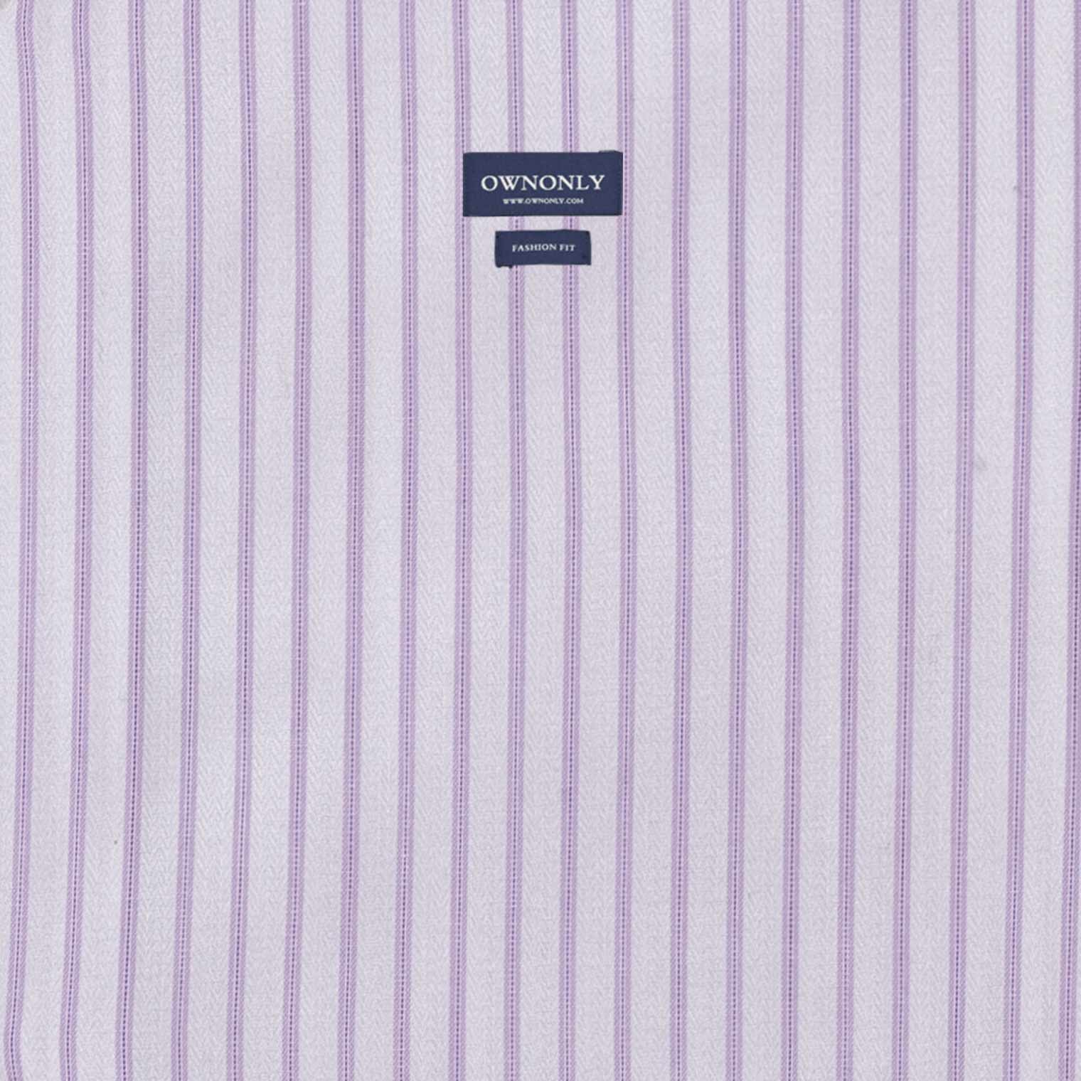 Business Purple Stripe Shirt