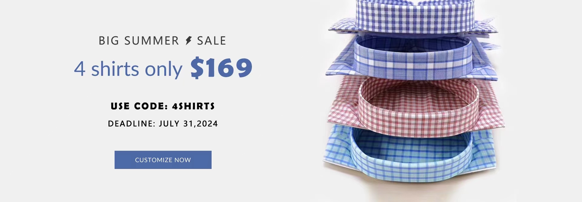 4 shirts $169