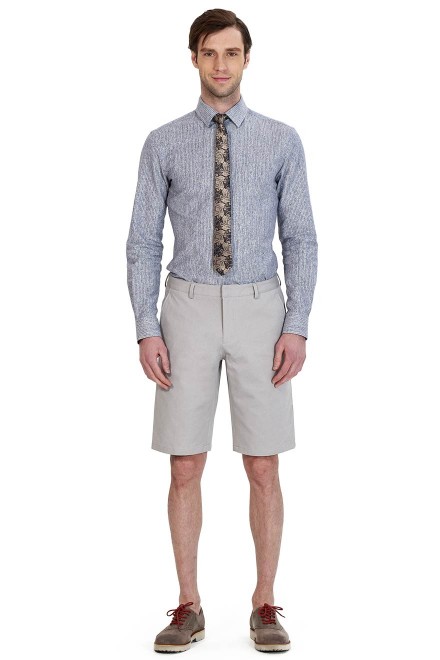 Fashion Grey Casual Shorts