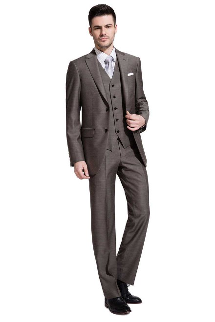 Business Coffee Brown Reda Suit