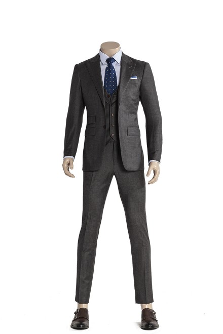 Business Charcoal Grey Reda Suit