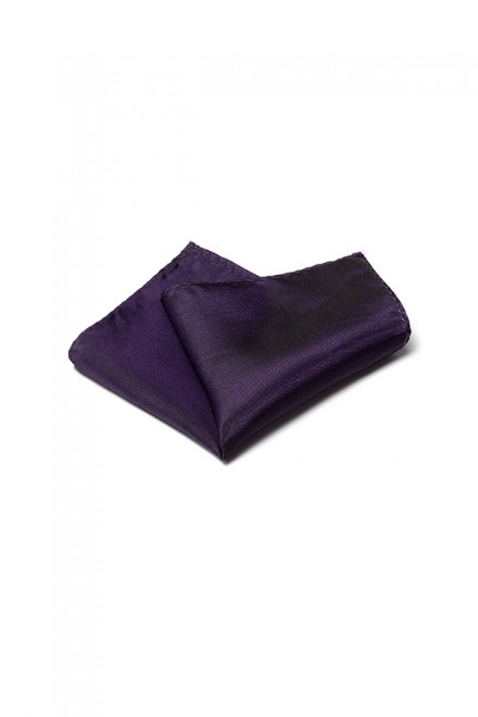 Sollid Purple Pocket Square