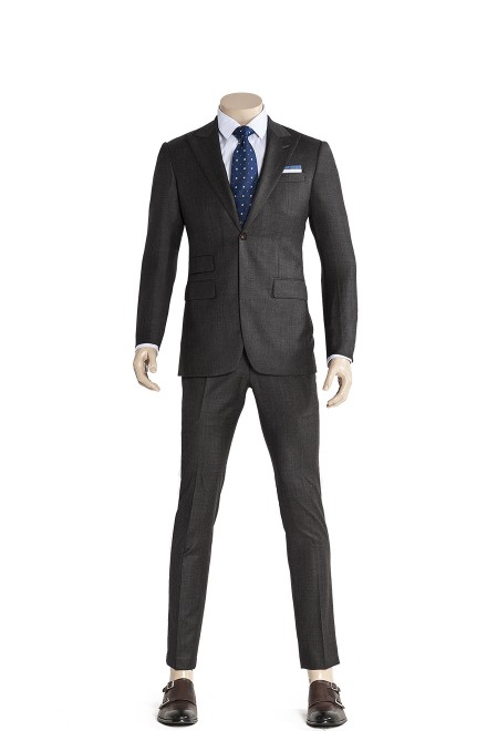 Business Charcoal Grey Reda Two-Piece Suit