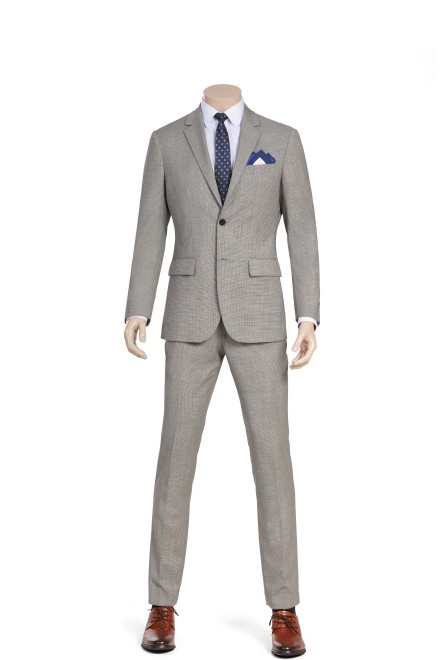 Light Grey Houndstooth Suit