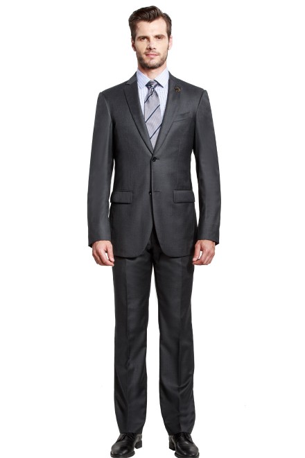 Business York Dark Grey Two-Piece Suit